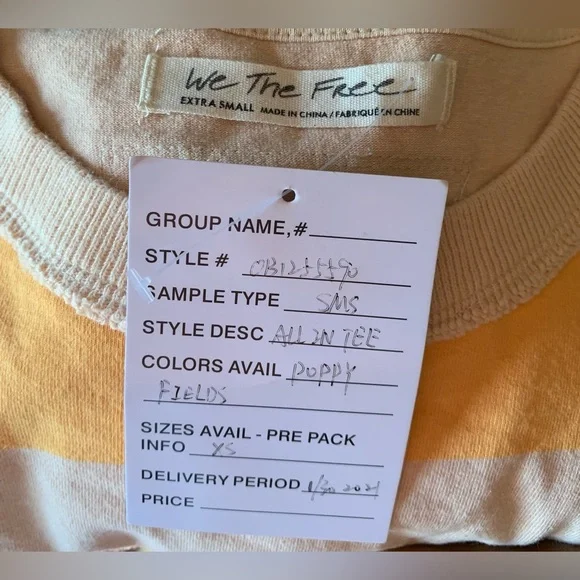 NWT Free People XS We the Free All in Tee Long Sleeve Tunic New - Picture 4 of 4